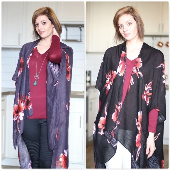 Basic Long Sleeve Vneck Jersey Top - Picture 3 of 5